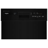 Whirlpool WDPS5118PB Dishwasher, 18 inch Exterior Width, 50 dB Decibel Level, Full Console, Stainless Interior, 5 Wash Cycles, 8 Capacity (Place Settings), 2 Loading Racks, Black colour