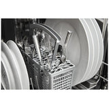 Whirlpool WDPS5118PB Dishwasher, 18 inch Exterior Width, 50 dB Decibel Level, Full Console, Stainless Interior, 5 Wash Cycles, 8 Capacity (Place Settings), 2 Loading Racks, Black colour