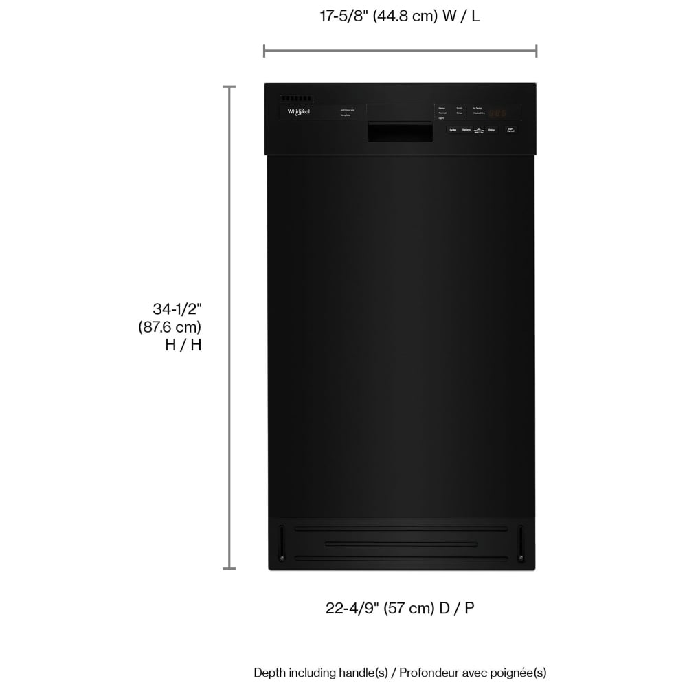 Whirlpool WDPS5118PB Dishwasher