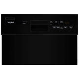 Whirlpool WDPS5118PB Dishwasher, 18 inch Exterior Width, 50 dB Decibel Level, Full Console, Stainless Interior, 5 Wash Cycles, 8 Capacity (Place Settings), 2 Loading Racks, Black colour