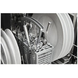 Whirlpool WDPS5118PM Dishwasher, 18 inch Exterior Width, 50 dB Decibel Level, Full Console, Stainless Interior, 5 Wash Cycles, 8 Capacity (Place Settings), 2 Loading Racks, Stainless Steel colour