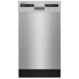 Whirlpool WDPS5118PM Dishwasher, 18 inch Exterior Width, 50 dB Decibel Level, Full Console, Stainless Interior, 5 Wash Cycles, 8 Capacity (Place Settings), 2 Loading Racks, Stainless Steel colour