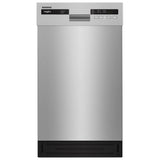 Whirlpool WDPS5118PM Dishwasher, 18 inch Exterior Width, 50 dB Decibel Level, Full Console, Stainless Interior, 5 Wash Cycles, 8 Capacity (Place Settings), 2 Loading Racks, Stainless Steel colour