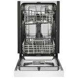 Whirlpool WDPS5118PW Dishwasher, 18 inch Exterior Width, 50 dB Decibel Level, Full Console, Stainless Interior, 5 Wash Cycles, 8 Capacity (Place Settings), 2 Loading Racks, White colour