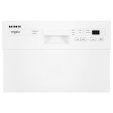 Whirlpool WDPS5118PW Dishwasher, 18 inch Exterior Width, 50 dB Decibel Level, Full Console, Stainless Interior, 5 Wash Cycles, 8 Capacity (Place Settings), 2 Loading Racks, White colour