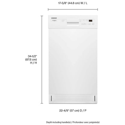 Whirlpool WDPS5118PW Dishwasher