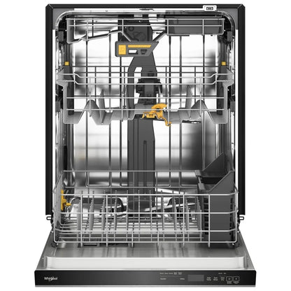 Whirlpool WDPS8024SZ 洗碗机，24 英寸外部宽度，47 dB 分贝级别，完全集成，不锈钢（内部），5 种洗涤程序，15 种容量（餐具），防指纹不锈钢色