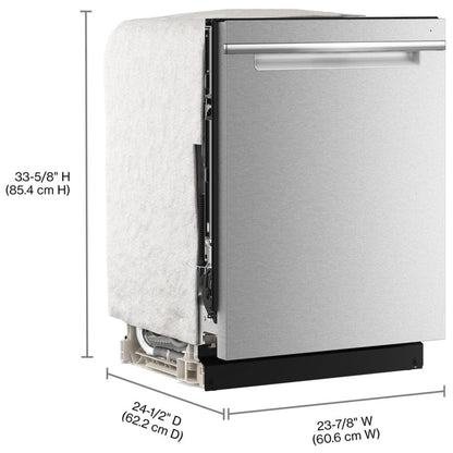 Whirlpool WDPS8024SZ Dishwasher, 24 inch Exterior Width, Stainless Steel (Interior), 5 Wash Cycles, 15 Capacity, FingerPrint Resistant Stainless Steel colour