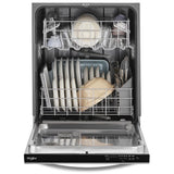 Whirlpool WDT540HAMZ Dishwasher, 24 inch Exterior Width, 55 dB Decibel Level, Fully Integrated, Plastic Interior, 5 Wash Cycles, 12 Capacity (Place Settings), 2 Loading Racks, Stainless Steel colour