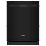 Whirlpool WDT550SAPB Dishwasher, 24 inch Exterior Width, 44 dB Decibel Level, Fully Integrated, Stainless Interior, 5 Wash Cycles, 14 Capacity (Place Settings), 3 Loading Racks, Black colour