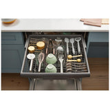 Whirlpool WDT550SAPW Dishwasher, 24 inch Exterior Width, 44 dB Decibel Level, Fully Integrated, Stainless Interior, 5 Wash Cycles, 14 Capacity (Place Settings), 3 Loading Racks, White colour