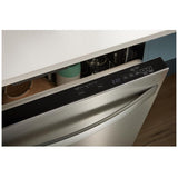 Whirlpool WDT550SAPW Dishwasher, 24 inch Exterior Width, 44 dB Decibel Level, Fully Integrated, Stainless Interior, 5 Wash Cycles, 14 Capacity (Place Settings), 3 Loading Racks, White colour