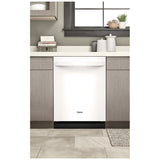 Whirlpool WDT550SAPW Dishwasher, 24 inch Exterior Width, 44 dB Decibel Level, Fully Integrated, Stainless Interior, 5 Wash Cycles, 14 Capacity (Place Settings), 3 Loading Racks, White colour