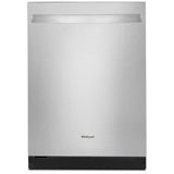 Whirlpool WDT730HAMZ Dishwasher, 24 inch Exterior Width, 51 dB Decibel Level, Fully Integrated, Plastic Interior, 5 Wash Cycles, 14 Capacity (Place Settings), 3 Loading Racks, Stainless Steel colour