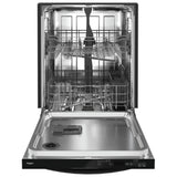Whirlpool WDT740SALB Dishwasher, 24 inch Exterior Width, 50 dB Decibel Level, Fully Integrated, Stainless Interior, 5 Wash Cycles, 12 Capacity (Place Settings), 2 Loading Racks, Black colour
