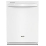Whirlpool WDT740SALW Dishwasher, 24 inch Exterior Width, 50 dB Decibel Level, Fully Integrated, Stainless Interior, 5 Wash Cycles, 12 Capacity (Place Settings), 2 Loading Racks, White colour