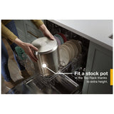 Whirlpool WDT740SALW Dishwasher, 24 inch Exterior Width, 50 dB Decibel Level, Fully Integrated, Stainless Interior, 5 Wash Cycles, 12 Capacity (Place Settings), 2 Loading Racks, White colour