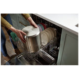 Whirlpool WDT740SALW Dishwasher, 24 inch Exterior Width, 50 dB Decibel Level, Fully Integrated, Stainless Interior, 5 Wash Cycles, 12 Capacity (Place Settings), 2 Loading Racks, White colour