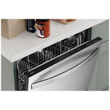 Whirlpool WDT740SALZ Dishwasher, 24 inch Exterior Width, 50 dB Decibel Level, Fully Integrated, Stainless Interior, 5 Wash Cycles, 12 Capacity (Place Settings), 2 Loading Racks, Stainless Steel colour