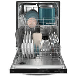 Whirlpool WDT740SALZ Dishwasher, 24 inch Exterior Width, 50 dB Decibel Level, Fully Integrated, Stainless Interior, 5 Wash Cycles, 12 Capacity (Place Settings), 2 Loading Racks, Stainless Steel colour