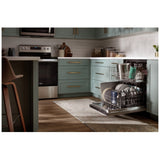 Whirlpool WDT740SALZ Dishwasher, 24 inch Exterior Width, 50 dB Decibel Level, Fully Integrated, Stainless Interior, 5 Wash Cycles, 12 Capacity (Place Settings), 2 Loading Racks, Stainless Steel colour