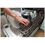 Whirlpool WDT740SALZ Dishwasher, 24 inch Exterior Width, 50 dB Decibel Level, Fully Integrated, Stainless Interior, 5 Wash Cycles, 12 Capacity (Place Settings), 2 Loading Racks, Stainless Steel colour
