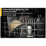Whirlpool WDT745SASZ Dishwasher, 24 inch Exterior Width, 50 dB Decibel Level, Fully Integrated, Stainless Interior, 5 Wash Cycles, 12 Capacity (Place Settings), 2 Loading Racks, Fingerprint Resistant Stainless Steel colour