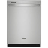 Whirlpool WDT745SASZ Dishwasher, 24 inch Exterior Width, 50 dB Decibel Level, Fully Integrated, Stainless Interior, 5 Wash Cycles, 12 Capacity (Place Settings), 2 Loading Racks, Fingerprint Resistant Stainless Steel colour