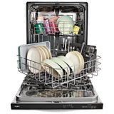 Whirlpool WDT745SASZ Dishwasher, 24 inch Exterior Width, 50 dB Decibel Level, Fully Integrated, Stainless Interior, 5 Wash Cycles, 12 Capacity (Place Settings), 2 Loading Racks, Fingerprint Resistant Stainless Steel colour