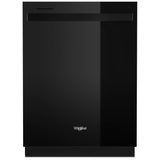 Whirlpool WDT750SAKB Dishwasher, 24 inch Exterior Width, 47 dB Decibel Level, Fully Integrated, Stainless Interior, 5 Wash Cycles, 13 Capacity (Place Settings), 3 Loading Racks, Black colour