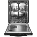 Whirlpool WDT750SAKB Dishwasher, 24 inch Exterior Width, 47 dB Decibel Level, Fully Integrated, Stainless Interior, 5 Wash Cycles, 13 Capacity (Place Settings), 3 Loading Racks, Black colour