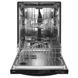 Whirlpool WDT750SAKB Dishwasher, 24 inch Exterior Width, 47 dB Decibel Level, Fully Integrated, Stainless Interior, 5 Wash Cycles, 13 Capacity (Place Settings), 3 Loading Racks, Black colour