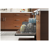 Whirlpool WDT750SAKV Dishwasher, 24 inch Exterior Width, 47 dB Decibel Level, Fully Integrated, Stainless Interior, 5 Wash Cycles, 13 Capacity (Place Settings), 3 Loading Racks, Black Stainless Steel colour