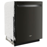 Whirlpool WDT750SAKV Dishwasher, 24 inch Exterior Width, 47 dB Decibel Level, Fully Integrated, Stainless Interior, 5 Wash Cycles, 13 Capacity (Place Settings), 3 Loading Racks, Black Stainless Steel colour