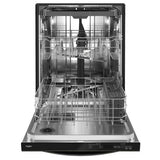 Whirlpool WDT750SAKV Dishwasher, 24 inch Exterior Width, 47 dB Decibel Level, Fully Integrated, Stainless Interior, 5 Wash Cycles, 13 Capacity (Place Settings), 3 Loading Racks, Black Stainless Steel colour