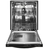 Whirlpool WDT970SAKV Dishwasher, 24 inch Exterior Width, 47 dB Decibel Level, Fully Integrated, Stainless Interior, 5 Wash Cycles, 15 Capacity (Place Settings), 3 Loading Racks, Black Stainless Steel colour