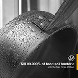 Whirlpool WDT970SAKV Dishwasher, 24 inch Exterior Width, 47 dB Decibel Level, Fully Integrated, Stainless Interior, 5 Wash Cycles, 15 Capacity (Place Settings), 3 Loading Racks, Black Stainless Steel colour