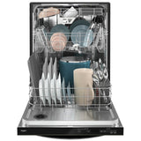 Whirlpool WDT970SAKV Dishwasher, 24 inch Exterior Width, 47 dB Decibel Level, Fully Integrated, Stainless Interior, 5 Wash Cycles, 15 Capacity (Place Settings), 3 Loading Racks, Black Stainless Steel colour