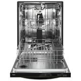 Whirlpool WDT970SAKV Dishwasher, 24 inch Exterior Width, 47 dB Decibel Level, Fully Integrated, Stainless Interior, 5 Wash Cycles, 15 Capacity (Place Settings), 3 Loading Racks, Black Stainless Steel colour
