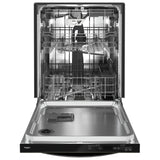 Whirlpool WDT970SAKV Dishwasher, 24 inch Exterior Width, 47 dB Decibel Level, Fully Integrated, Stainless Interior, 5 Wash Cycles, 15 Capacity (Place Settings), 3 Loading Racks, Black Stainless Steel colour