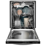 Whirlpool WDT970SAKZ Dishwasher, 24 inch Exterior Width, 47 dB Decibel Level, Fully Integrated, Stainless Interior, 5 Wash Cycles, 15 Capacity (Place Settings), 3 Loading Racks, Stainless Steel colour