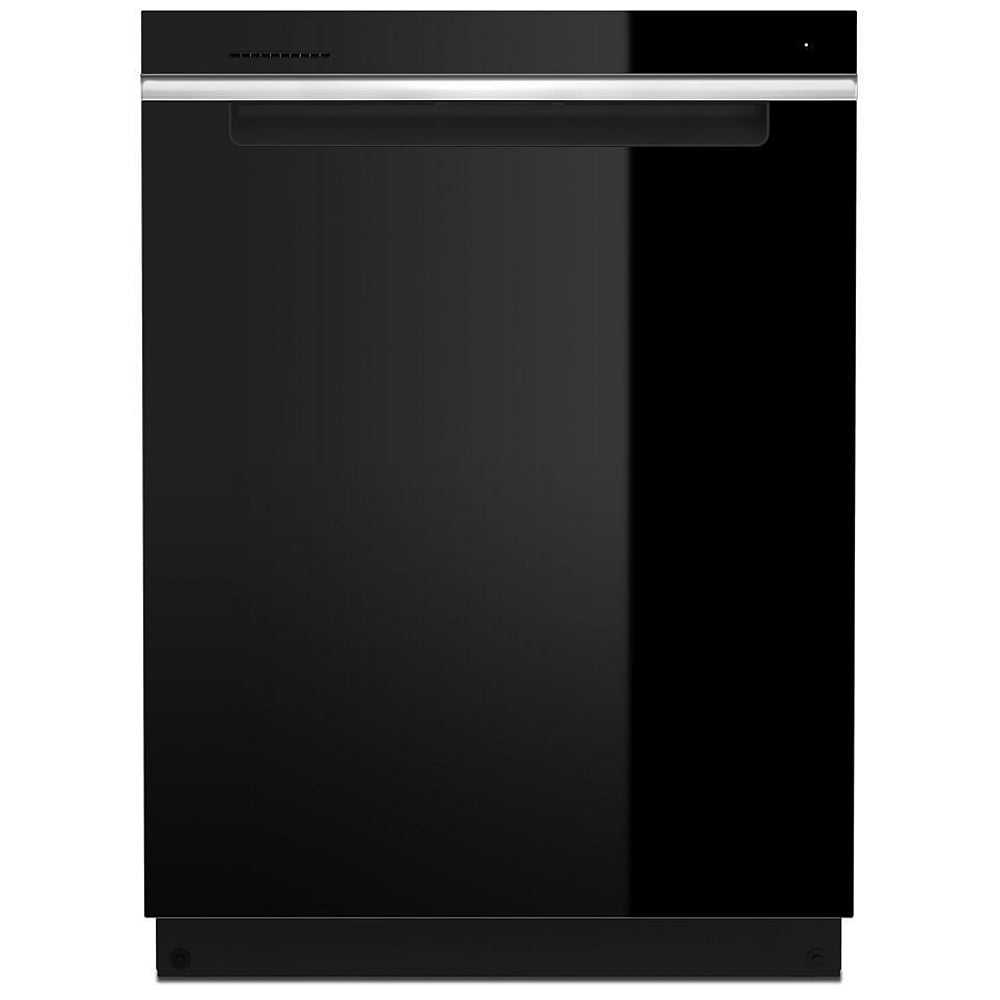 Whirlpool WDTA50SAKB Dishwasher, 24 inch Exterior Width, 47 dB Decibel Level, Fully Integrated, Stainless Interior, 5 Wash Cycles, 13 Capacity (Place Settings), 3 Loading Racks, Black colour