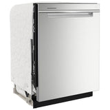 Whirlpool WDTA50SAKZ Dishwasher, 24 inch Exterior Width, 47 dB Decibel Level, Fully Integrated, Stainless Interior, 5 Wash Cycles, 13 Capacity (Place Settings), 3 Loading Racks, Stainless Steel colour