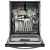 Whirlpool WDTF3024SZ Dishwasher, 24 inch Exterior Width, 50 dB Decibel Level, Fully Integrated, Stainless Interior, 5 Wash Cycles, 14 Capacity (Place Settings), 2 Loading Racks, FingerPrint Resistant Stainless colour