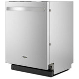 Whirlpool WDTF3024SZ Dishwasher, 24 inch Exterior Width, 50 dB Decibel Level, Fully Integrated, Stainless Interior, 5 Wash Cycles, 14 Capacity (Place Settings), 2 Loading Racks, FingerPrint Resistant Stainless colour