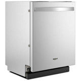 Whirlpool WDTF3024SZ Dishwasher, 24 inch Exterior Width, 50 dB Decibel Level, Fully Integrated, Stainless Interior, 5 Wash Cycles, 14 Capacity (Place Settings), 2 Loading Racks, FingerPrint Resistant Stainless colour