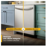 Whirlpool WDTF3024SZ Dishwasher, 24 inch Exterior Width, 50 dB Decibel Level, Fully Integrated, Stainless Interior, 5 Wash Cycles, 14 Capacity (Place Settings), 2 Loading Racks, FingerPrint Resistant Stainless colour