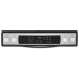 Whirlpool WEG515S0LS Gas Range, 5 cu. ft. Capacity, 30 inch Exterior Width, Self Clean, 4 Burners, Storage Drawer, 15,000 BTU Highest Burner, Stainless Steel colour