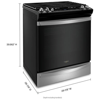 Whirlpool WEG745H0LZ Gas Range, 30'' Gas Ranges