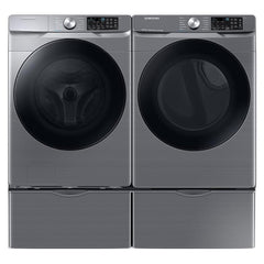 Samsung Front Load Washer & Electric Dryer Set WF45B6300AP & DVE45B6305P